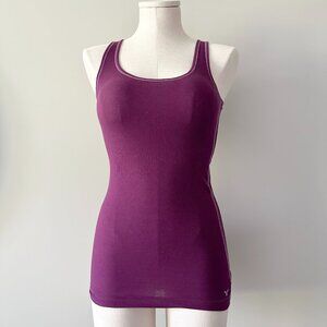 American Eagle Outfitters Purple Boyfriend Tank top Womens Size S Y2K